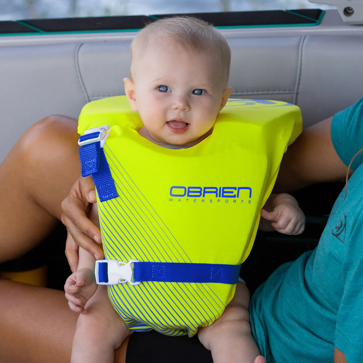 O'Brien Baby Safe Nylon Life Jacket - Blue - Image 3