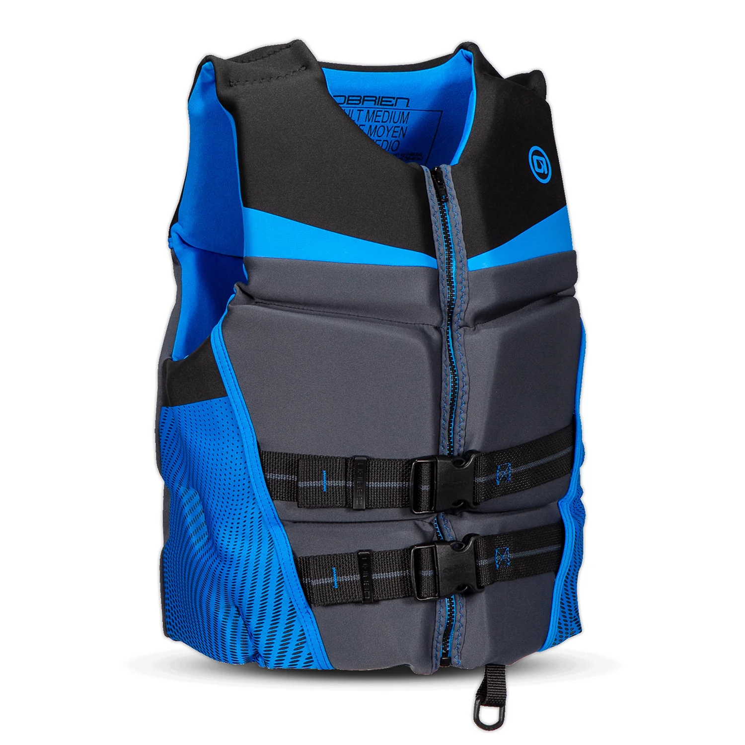 O'Brien Men's V-Back - Black / Blue - Image 4